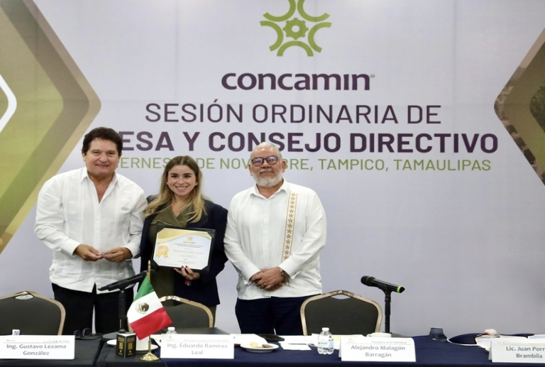 Designa CONCAMIN a Virginia Olalde presidenta en Comisión de Transporte