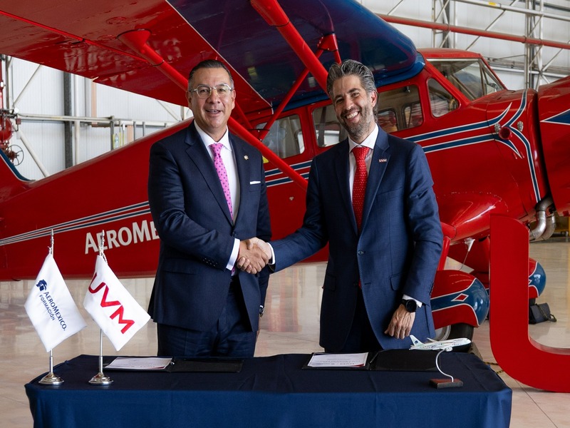 UVM y Aeroméxico lanzan programa dual en ingeniería aeronáutica