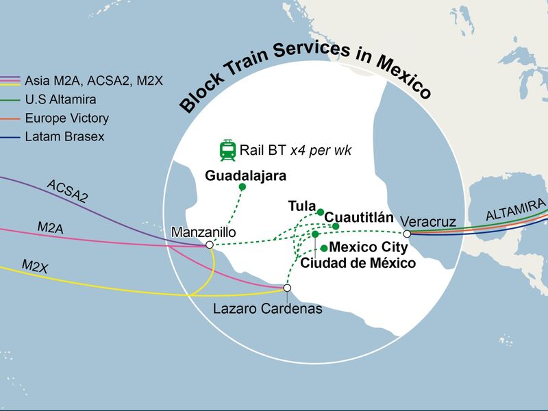 Naviera CMA CGM ingresa al mercado intermodal en México