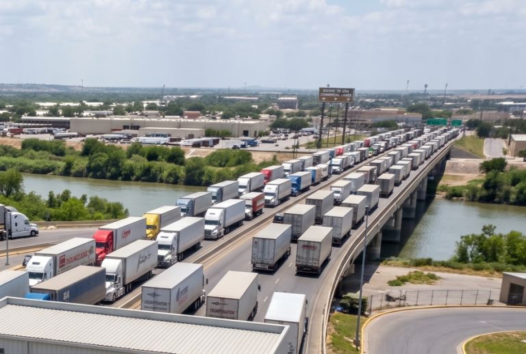 Transporte transfronterizo entre EE.UU. y México alcanzó 94,800 MDD en julio de 2026