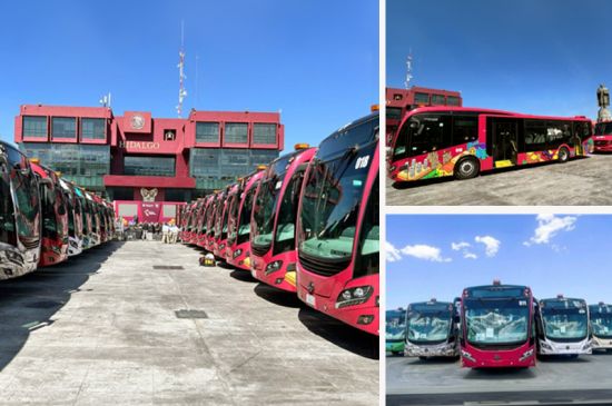 Tuzobús moderniza la movilidad en Hidalgo con 80 autobuses Mercedes-Benz 