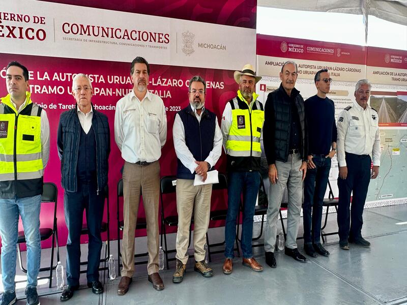 Inician ampliación de autopista a puerto Lázaro Cárdenas