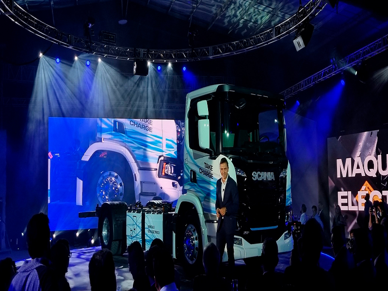 Scania trae primer camión 100% eléctrico a México