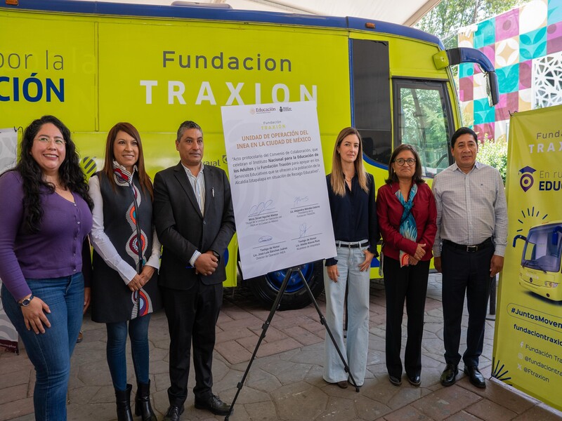 Fundación TRAXION reafirma su compromiso con la educación en Iztapalapa