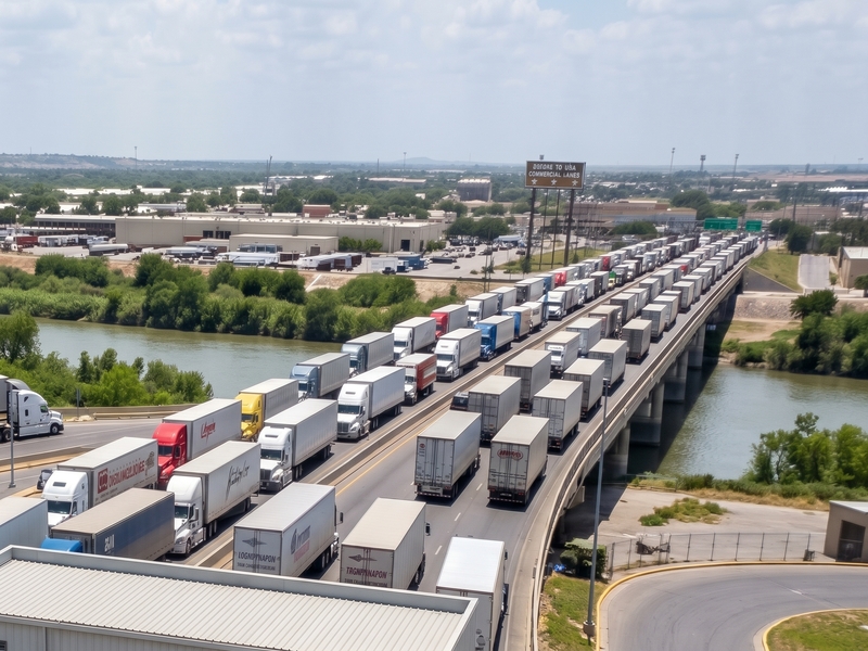 Transporte transfronterizo entre EE. UU. y México alcanzó 94.800 millones de dólares en julio de 2026