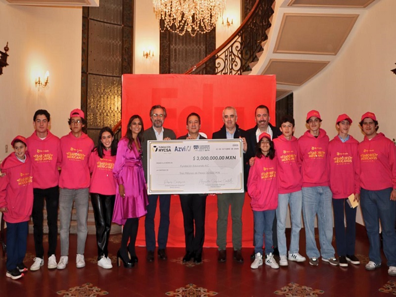 Fundación Hycsa dona 3 mdp a Educando A.C.