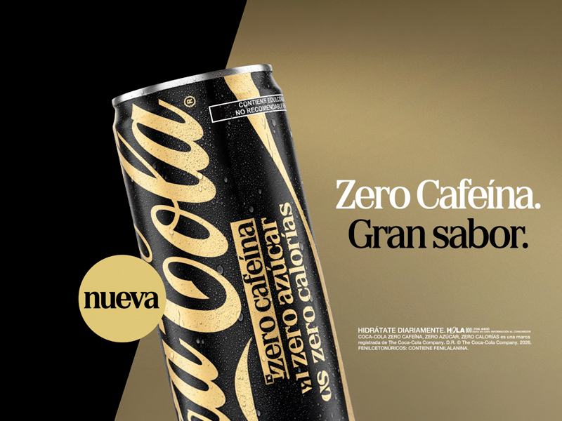 Coca-Cola lanza versión Zero Sin Cafeína en México