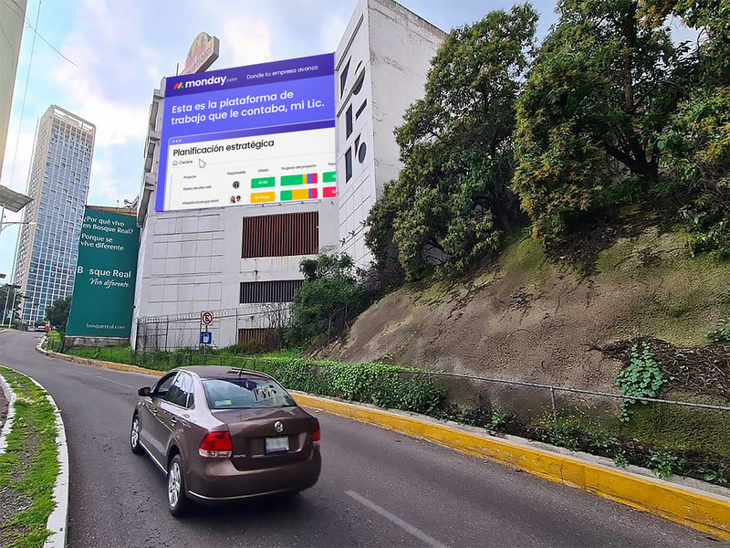 monday.com lanza su primera campaña Out-of-Home en México