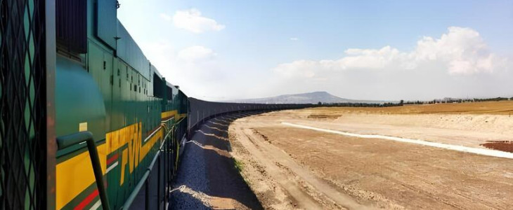 Transporte ferroviario de minerales cae 8.56%; carga total sube ligeramente