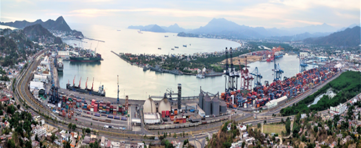 Crecen 11.8% exportaciones portuarias y superan importaciones en 1T-2024